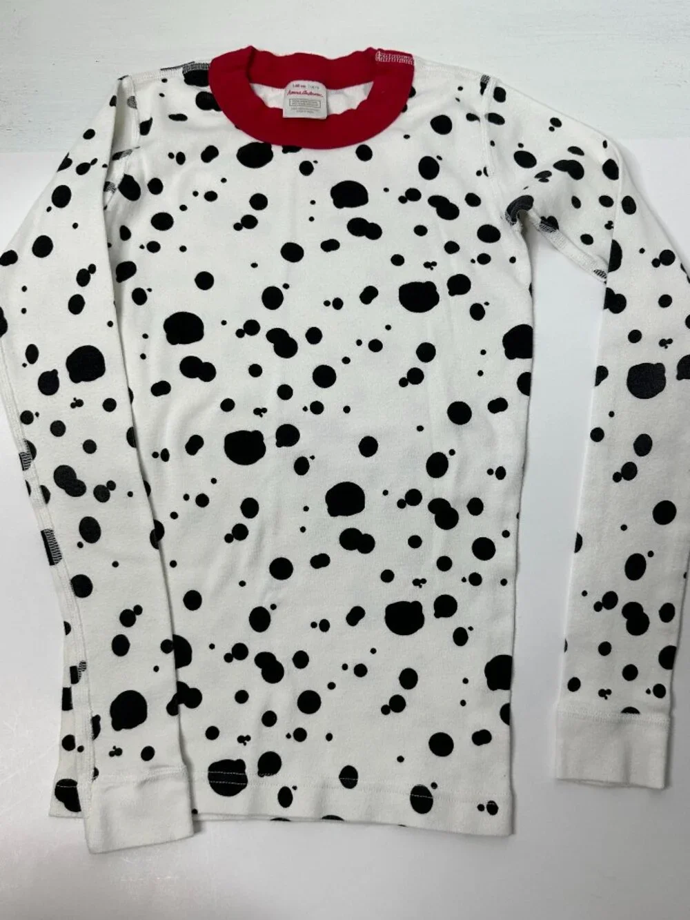 Hanna Andersson Kids Dalmatian Print 2 Piece Pajamas Size 10